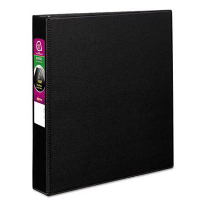 Picture of Durable Non-View Binder with DuraHinge and Slant Rings, 3 Rings, 1.5" Capacity, 11 x 8.5, BlackAVE-27350