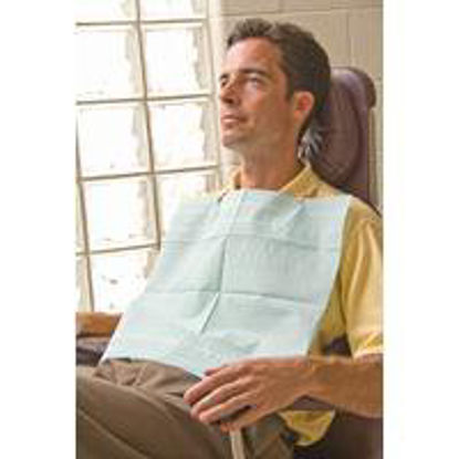 Picture of Dental Bib Extra-Gard® 13 W X 19 L Inch Blue NonSterile16180