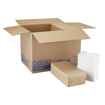 Picture of Dinner Napkin Dixie® White Paper31558