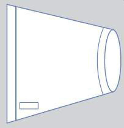 Picture of Banded Bag 44 L X 36 W Inch C Arm Drape64436ST