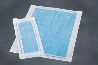 Picture of Procedure Underpad HK Super Absorbent 4-3/4 X 12 Inch Blue / White NonSterilePD-XS