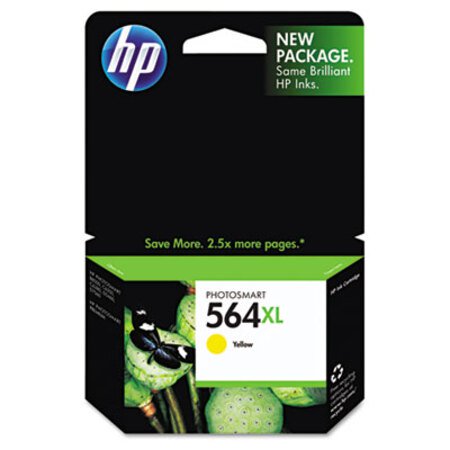 Picture of HP 564XL, (CB325WN) High-Yield Yellow Original Ink CartridgeHEW-CB325WN