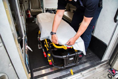 Picture of Bed Sheet Flat 40 X 72 Inch White Disposable34682