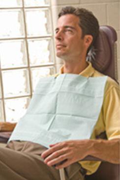 Picture of Dental Bib Aqua-Guard® 16-1/2 W X 19 L Inch White NonSterile16169