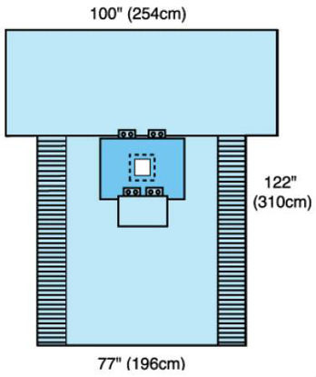Picture of Surgical Drape Minor Procedure Drape 100 W X 77 W X 122 L Inch Sterile29496