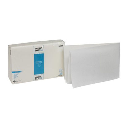 Picture of Hand Towel Pacific Blue Select™ A400 14 X 21-1/2 Inch Airlaid Bonded Cellulose White Disposable80538