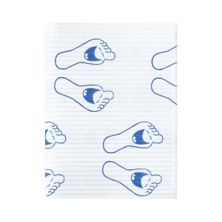 Picture of Procedure Towel PolyBack® 13 W X 19 L Inch Happy Feet Print NonSterileWPXFP