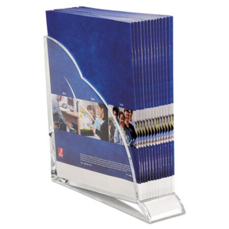 Picture of Stratus Acrylic Magazine Rack, 3 1/2 x 10 1/4 x 10 1/2, ClearSWI-10133
