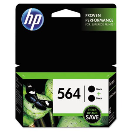 Picture of HP 564, (C2P51FN) 2-Pack Black Original Ink CartridgesHEW-C2P51FN