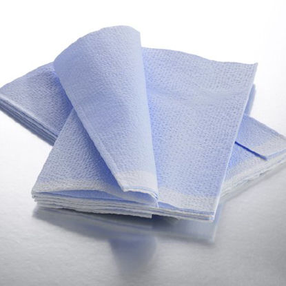 Picture of Stretcher Sheet Flat 40 X 96 Inch Blue Tissue / Poly / Tissue Disposable70332N