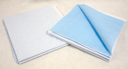 Picture of Stretcher Sheet Flat 40 X 90 Inch Blue Polyethylene Backed Paper Tissue Disposable30085-020B