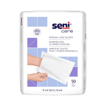Picture of Wash Glove Seni Care 6 X 9 Inch White DisposableS-NG50-C41