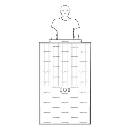 Picture of Forced Air Warming Blanket Snuggle Warm® 40 W X 64 L Inch NonWovenSWU-2004
