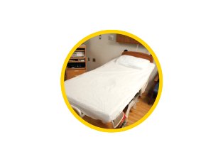 Picture of Gurney Sheet Rapid Refresh™ Fitted 37 X 85 Inch White SPP Fabric DisposableICP-9001GUR