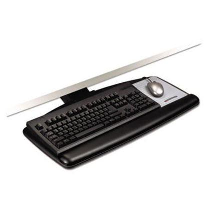 Picture of Knob Adjust Keyboard Tray With Standard Platform, 25.2w x 12d, BlackMMM-AKT60LE