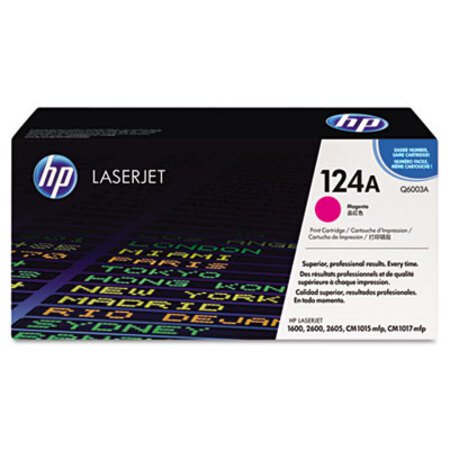 Picture of HP 124A, (Q6003A) Magenta Original LaserJet Toner CartridgeHEW-Q6003A