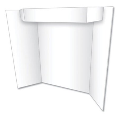 Picture of Too Cool Tri-Fold Poster Board, 24 x 36, White/WhiteGEO-27367B