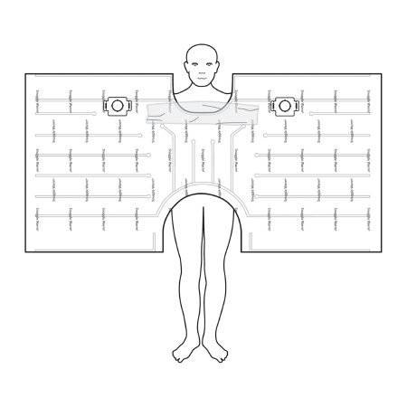 Picture of Forced Air Warming Blanket Snuggle Warm® 80 W X 40 L Inch NonWovenSWU-2003