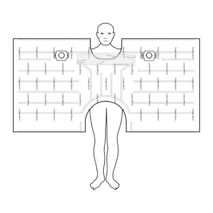 Picture of Forced Air Warming Blanket Snuggle Warm® 80 W X 40 L Inch NonWovenSWU-2003