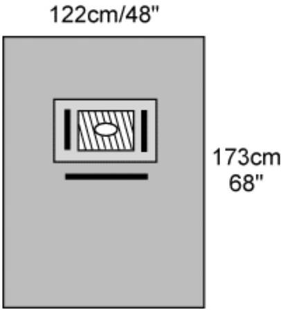 Picture of EENT Drape Ophthalmic Drape 48 W X 68 L Inch Sterile7445