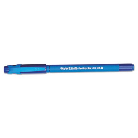 Picture of FlexGrip Ultra Ballpoint Pen, Stick, Medium 1 mm, Blue Ink, Blue Barrel, DozenPAP-9610131