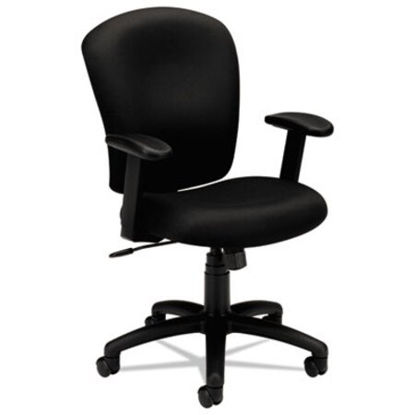 Picture of HVL220 Mid-Back Task Chair, Supports Up to 250 lb, 17.5" to 21" Seat Height, BlackBSX-VL220VA10