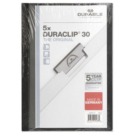 Picture of DuraClip Report Cover, 8 9/10 x 11 1/5, Clear, 5/PackDBL-220401