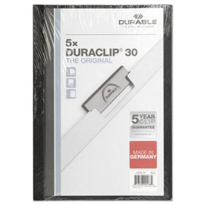 Picture of DuraClip Report Cover, 8 9/10 x 11 1/5, Clear, 5/PackDBL-220401