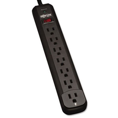 Picture of Protect It! Surge Protector, 7 Outlets, 12 ft Cord, 1080 Joules, BlackTRP-TLP712B