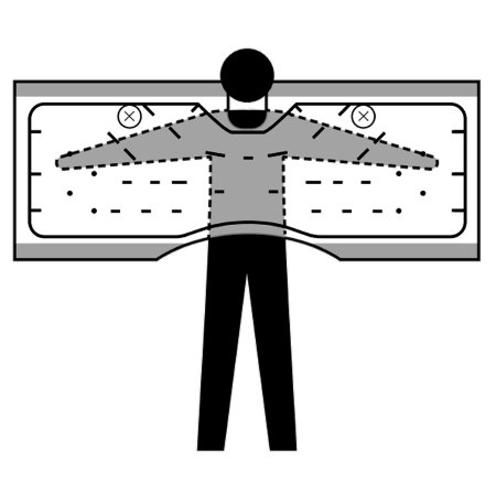Picture of BLANKET, WARMING UPPER BODY PLUS (40/BX) 79.1"X29.9"MA2260-PM
