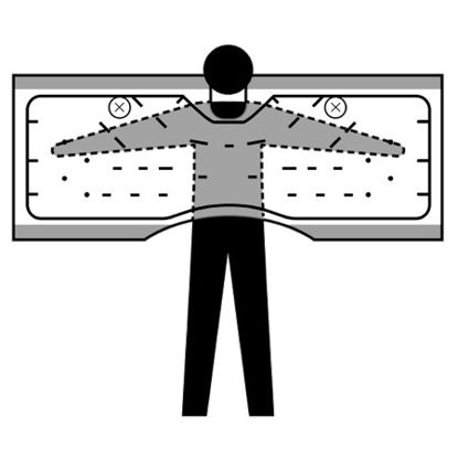 Picture of BLANKET, WARMING UPPER BODY PLUS (40/BX) 79.1"X29.9"MA2260-PM