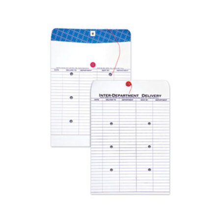 Picture of Inter-Department Envelope, #97, Two-Sided Five-Column Format, 10 x 13, White, 100/BoxQUA-63663