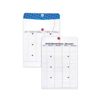Picture of Inter-Department Envelope, #97, Two-Sided Five-Column Format, 10 x 13, White, 100/BoxQUA-63663
