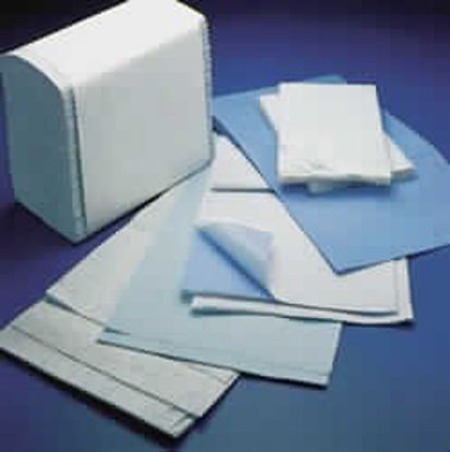 Picture of Stretcher Sheet Flat 40 X 48 Inch Blue Tissue / Poly / Tissue Disposable70329N