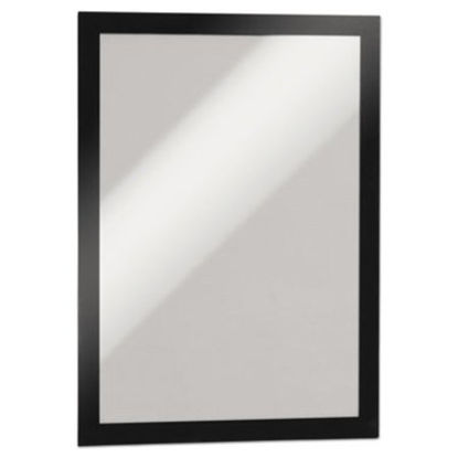 Picture of DURAFRAME Sign Holder, 8 1/2 x 11, Black Frame, 2 per PackDBL-476801