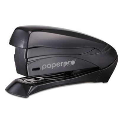 Picture of Inspire Spring-Powered Half-Strip Compact Stapler, 15-Sheet Capacity, BlackACI-1493