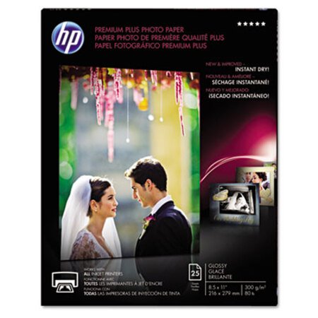 Picture of Premium Plus Photo Paper, 11.5 mil, 8.5 x 11, Glossy White, 25/PackHEW-CR670A