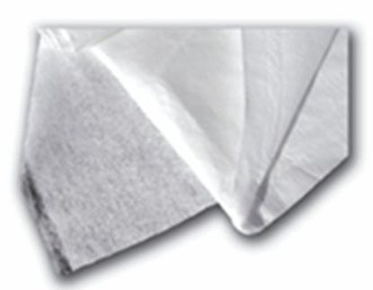 Picture of Mortuary Sheet Flat 24 X 72 Inch White Liquid Lock Material / Plastic DisposableMBS2572-5