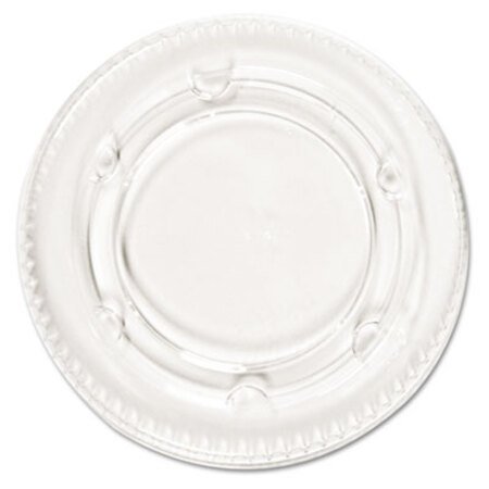 Picture of Crystal-Clear Portion Cup Lids, Fits 1.5 oz to 2.5 oz Cups, Clear, 100/Pack, 24 Packs/CartonPCT-YLS2FR