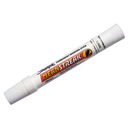 Picture of Mean Streak Marking Stick, Broad Chisel Tip, WhiteSAN-85018