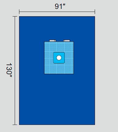 Picture of Orthopedic Drape Century Extremity Drape 91 W X 130 L Inch Sterile1222-8411