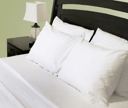 Picture of Bed Sheet Microtex® Fitted 36 W X 84 L X 9 D Inch White Microfiber Reusable20MF-36809