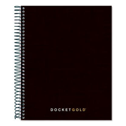 Picture of Docket Gold Planners and Project Planners, Narrow, Black, 8.5 x 6.75, 70 SheetsTOP-63754