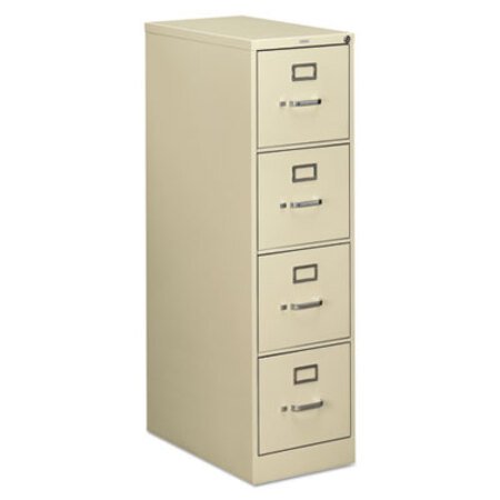 Picture of 510 Series Vertical File, 4 Letter-Size File Drawers, Putty, 15" x 25" x 52"HON-514PL