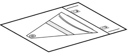 Picture of Obstetrics / Gynecology Drape Under Buttocks Drape 40 W X 44 L Inch Sterile89584