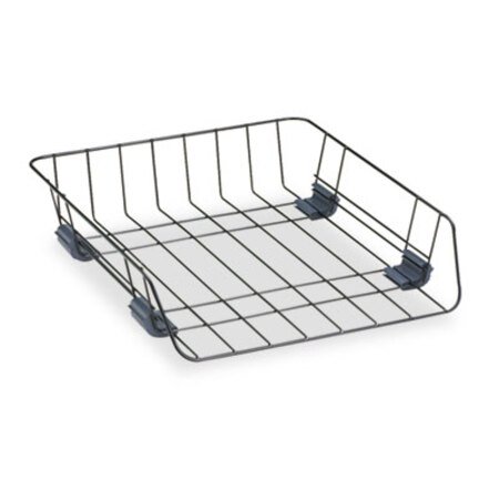 Picture of Front-Load Wire Desk Tray, 1 Section, Letter Size Files, 10.88" x 12.63" x 2.63", BlackFEL-66112