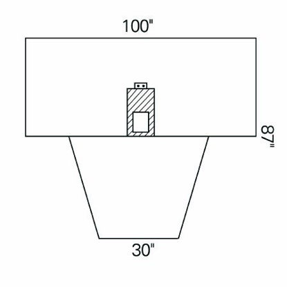Picture of Urological Drape Lithotomy Drape 87 W X 30 W X 100 L Inch Sterile89203