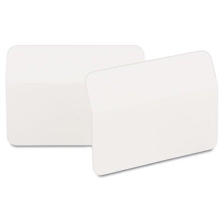 Picture of 2" Angled Tabs, Color Bar, 1/5-Cut Tabs, White, 2" Wide, 50/PackMMM-686A50WH