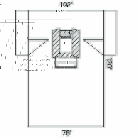 Picture of Abdominal Drape Laparoscopic / Cholecystectomy Drape 102 W X 76 W X 120 L Inch Sterile89223
