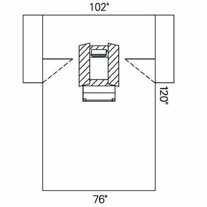 Picture of Abdominal Drape Laparoscopic / Cholecystectomy Drape 102 W X 76 W X 120 L Inch Sterile89223